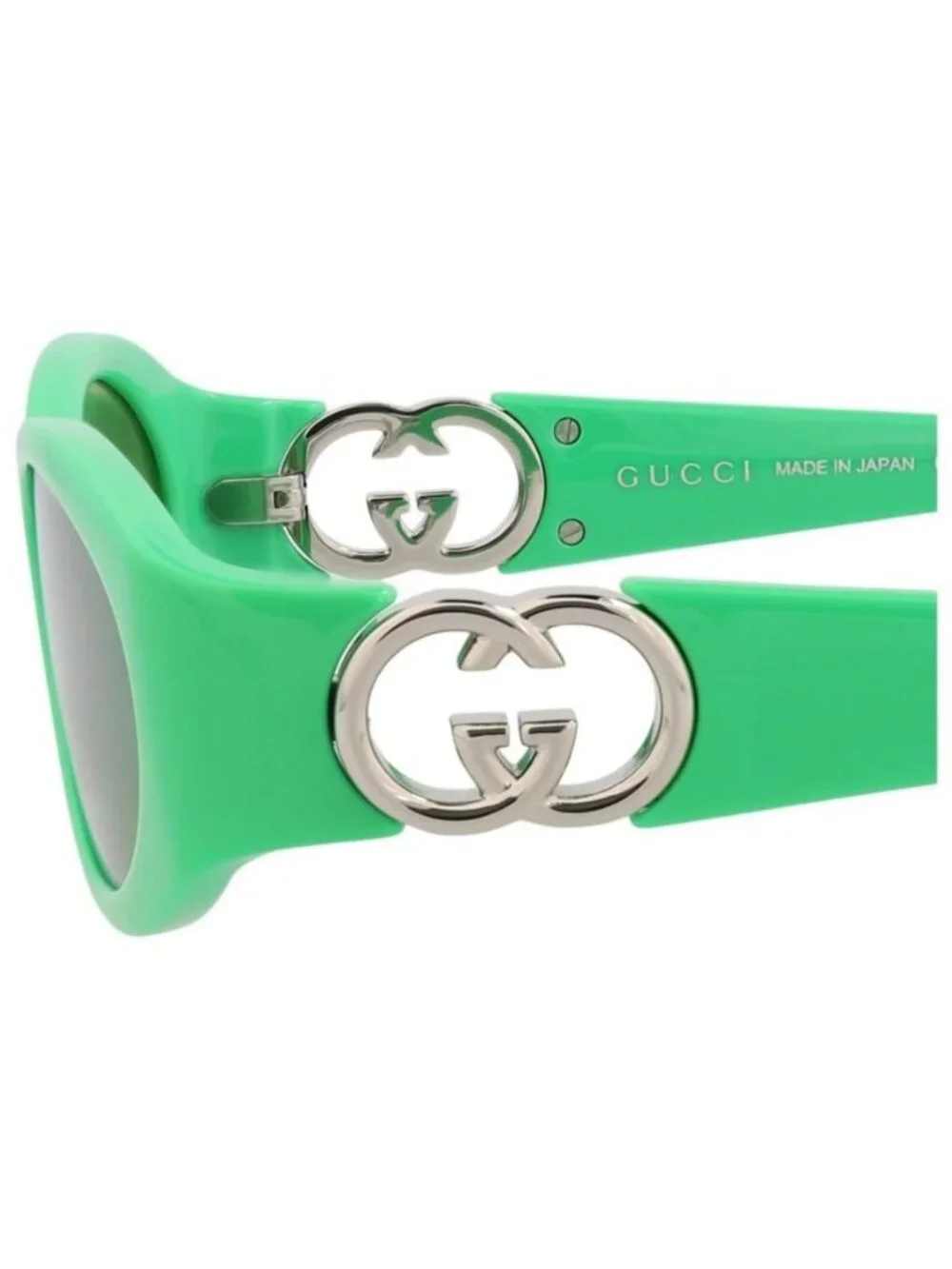 New Gucci Womens Round/Oval Green Green Green Fashion Designer Sunglasses
